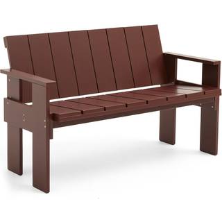 HAY - Crate Dining Bench - Iron red - Havebænke - Gerrit Rietveld - RØD - Træ