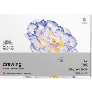 Drawing pad smooth 220g A2, 25 pages