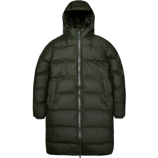 Alta Long Puffer Jacket W3T4 - Green - Rains - Grøn L