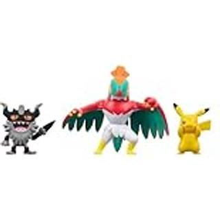 Pokémon Battle Figure Set 3-Pack Pikachu #8, Perrserker, Hawlucha 5 cm