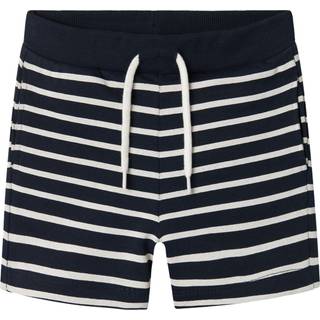 Name It Dark Sapphire Stribede Sweatshorts