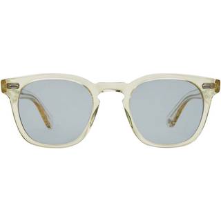 Garrett Leight BYRNE SUN PG/PBLU 46 Solbriller Mænd Krystalklar - Pure Glass - 46mm