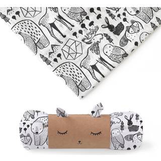 Wee Gallery Organic Muslin Swaddle - Nordic - Woodland Animal