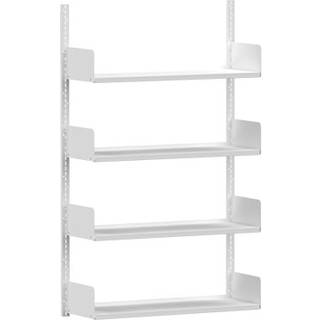 Kontorreol, hvid væghængt grundsektion 1500x900x300 mm