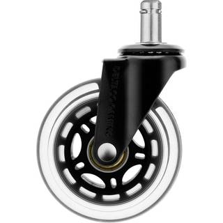 Deltaco 3" Universal Rubber Caster - Sort