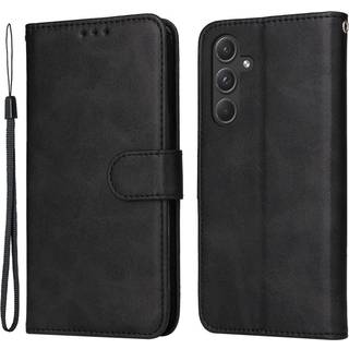 SKALO Samsung A55 5G PU-læder Pungetui - Sort