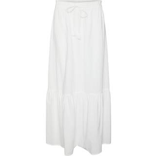 Vero Moda - Hvid - Vmpretty Hw Maxi Skirt Wvn Ga Noos - X-Small