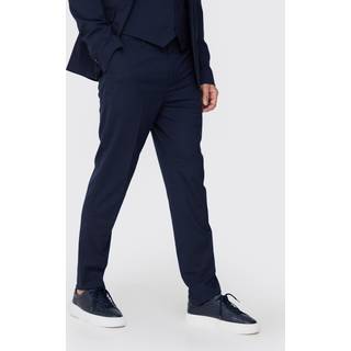 Mens Tall Essential Slim Fit Suit Trouser In Navy