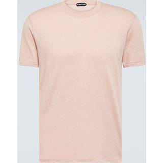 Tom Ford Cotton-blend jersey T-shirt - pink - EU 52