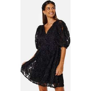 3D Puff Sleeve Dress