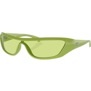 Ray - Ban Unisex RB4431 XAN 6763/2 Solbriller Injiceret Grøn Grøn Geometrisk Normal