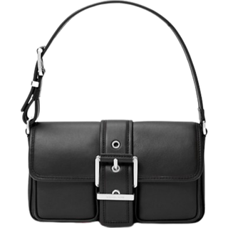 MK Colby Medium Leather Shoulder Bag - Black - Michael Kors - ONE SIZE
