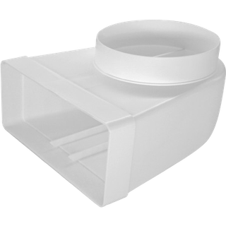 Thermex 90° vinkelstykke, 220 x 90 mm / 150 mm