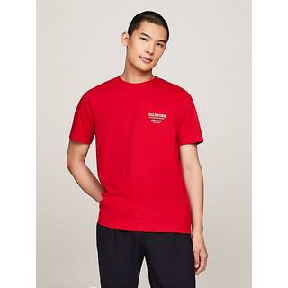 Global Stripe T-shirt, Primary Red, XXL