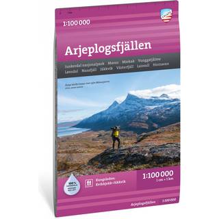 Calazo förlag Arjeplogsfjällen 1:100 000 NoColour, OneSize