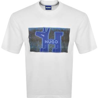Regular fit T-shirt i bomuldsjersey med logo