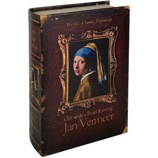 Hohles Buch Das Mädchen mit dem Perlenohrring Jan Vermeer Buchversteck 27cm