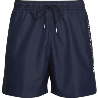 Tommy Hilfiger Herren Badeshorts blau Mikrofaser unifarben