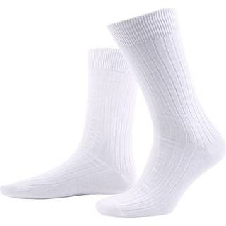 Amanda Christensen True Ankle Rib Sock - White - Str 47/50