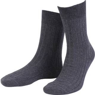 Amanda Christensen True Ankle Rib Sock - Anthracite - Str 47/50