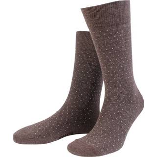 Amanda Christensen True Ankle Dot Sock - Brown - Str 47/50