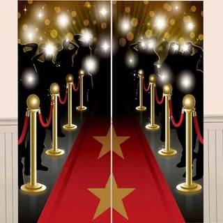 Rød løber scene setter