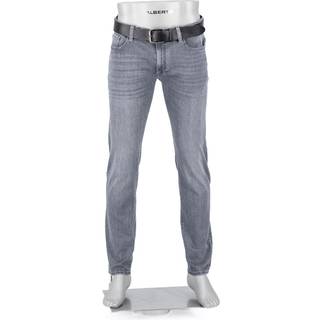 Alberto Herren Jeans grau Slim Fit