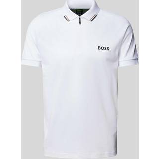 BOSS x Matteo Berrettini poloshirt med popcorn-stribe