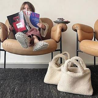 Studio Noos Mini Handbag - Teddy / Ecru