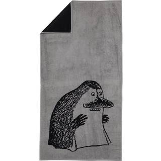 Moomin Arabia Mumi Badehåndklæde 70x140 Cm Mumrikken - Håndklæder & Badelagner Økologisk Bomuld Sort - 1074737