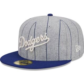 LA Dodgers Heather Pinstripe Grey 59FIFTY Fitted Cap newera adult unisex Grey newera adult unisex Grey newera adult unisex Grey newera adult unisex Gr - 8