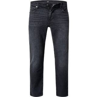 BOSS Black Herren Jeans grau Slim Fit