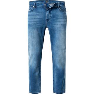 BOSS Black Herren Jeans blau Slim Fit