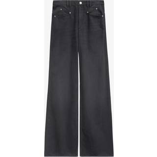 Isabel Marant Lemony wide-leg jeans - black - XXXS