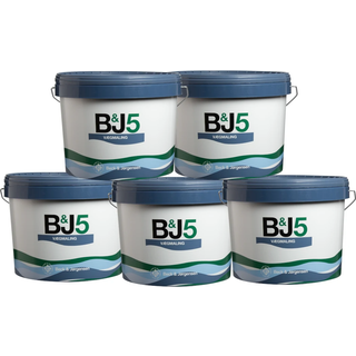 B&J 5, Vægmaling Storkøb - 5 x 9 Liter - 5 X 9 Liter (Storkøb)