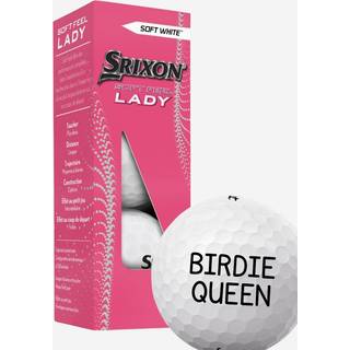 Srixon Soft Feel Lady Golfbolde Med Tekst - Design Selv