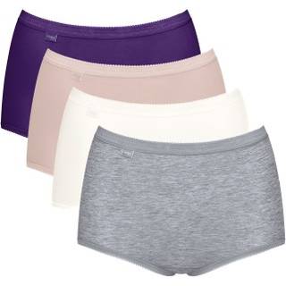 Sloggi 4-pak Basic Plus Maxi Panty - Pink/Lilac - 38