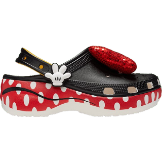 Crocs women Minnie Mouse Classic Platform Clogs White 34