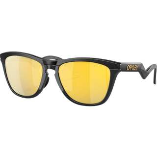 Oakley Mand OO9289 FROGSKINS HYBRID 928906 Solbriller O_matter Sort Guld Rund Polariseret Prizm