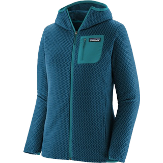 Patagonia Women's R1 Air Full-Zip Hoody Fleecejakke Damer størrelse XL farve blå