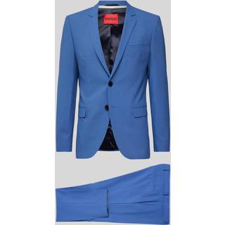 HUGO Herren Anzug blau Slim Fit