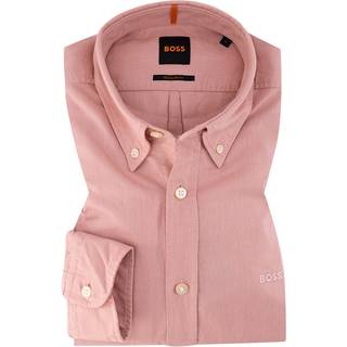 BOSS Orange Herren Hemd rosa,rot
