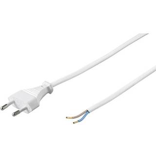 Euro Ledning, sammel selv, 1.5 m, hvid