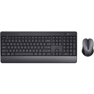 Trust TKM-450 Comfort Wireless Keyboard & Mouse Set (Nordic) - Tastatur & Mus sæt - Nordisk - Sort