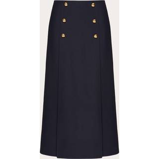Valentino Crepe Couture midi skirt - blue - M