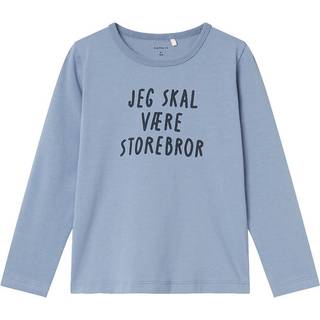 NAME IT Jeg Skal Være Storebror Bluse Troposphere