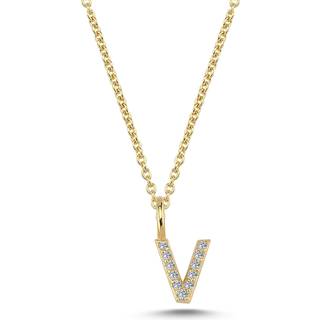 Nuran bogstav vedhæng V2201 (V)