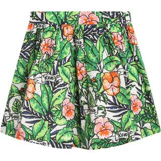 Kenzo Blomstret Nederdel Grøn 2 Y  Grøn  2 år  kvinde