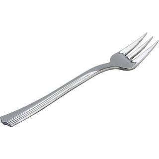 WNA 50 Count Reflections 4.2 Petite Plastic Tasting Fork Silver