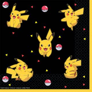 Pokemon servietter 16 stk. - Pikachu